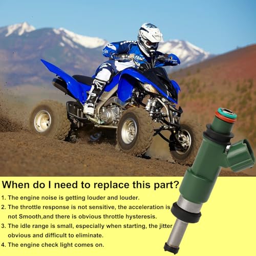 FANHAY Fuel Injector 5VK-13761-00-00 for Yamaha Raptor 2006-2016 700 700R RAPTOR 700R SPECIAL EDITION - Image 2