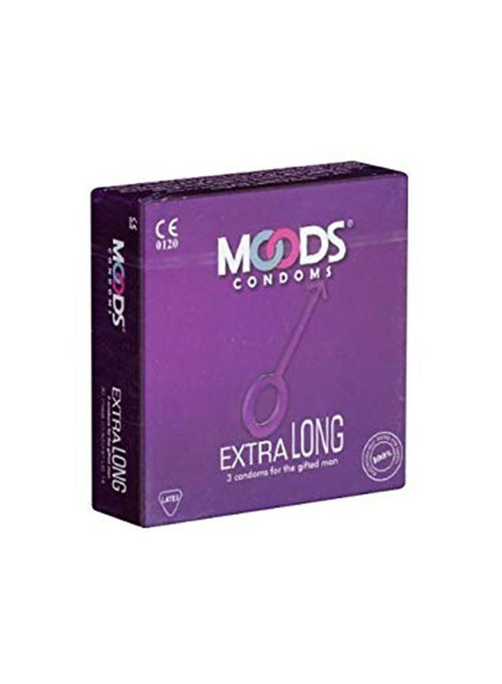 MOOD CONDOMS EXTRA LONG 3NOS