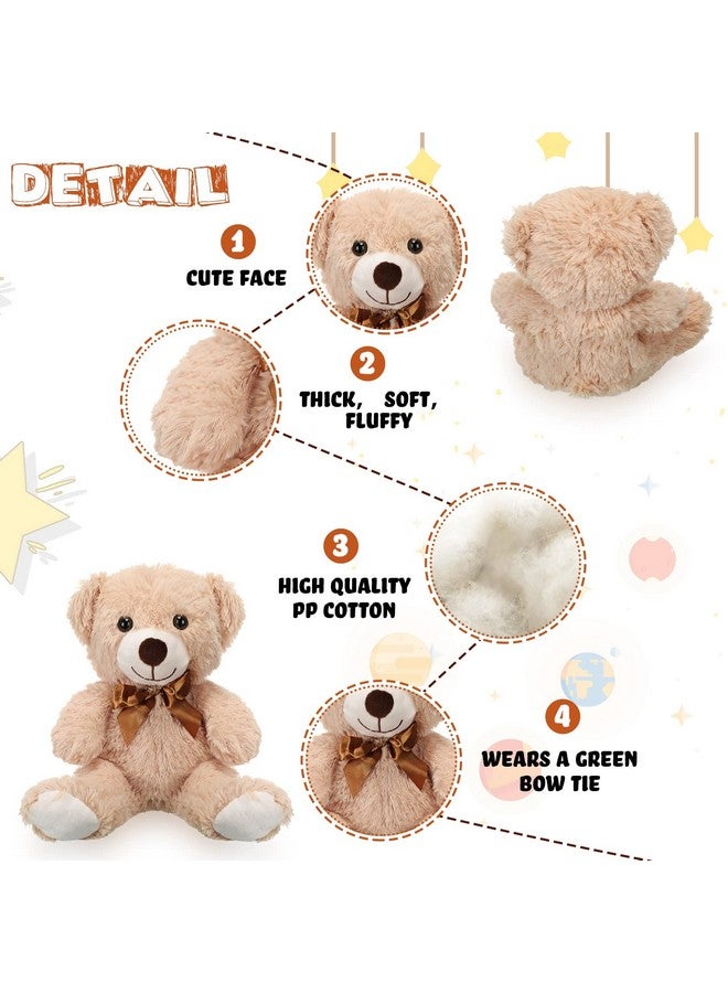 Zhanmai Zhanmai 9 Packs Cute Bear Stuffed Animals 14 Inch Plush Bears in 7 Colors Stuffed Animals Bulk for Valentine Gift Graduation Baby Shower Birthday Party Favor(Multicolor) - Image 3
