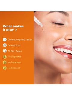 WOW Skin Science WOW Skin Science Brightening 20% Vitamin C Face Serum | Boost Collagen and Elastin for Anti aging, Skin Repair | For Dark Circles, Fine Lines | Glowing Skin | Hydrates | 30 ml | Pack of 2  - Image 3