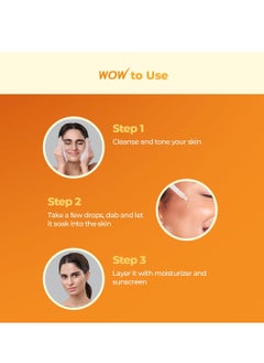WOW Skin Science WOW Skin Science Brightening 20% Vitamin C Face Serum | Boost Collagen and Elastin for Anti aging, Skin Repair | For Dark Circles, Fine Lines | Glowing Skin | Hydrates | 30 ml | Pack of 2  - Image 4