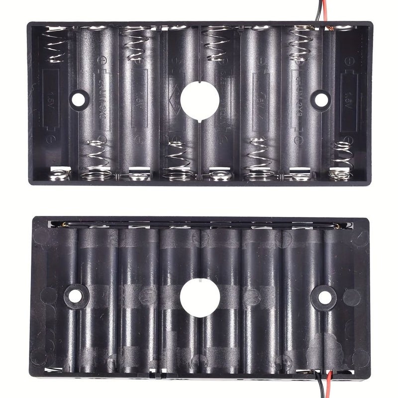 8 Slot 12V AA Battery Holder Kit 14500 Storage Box for Lab - Image 3