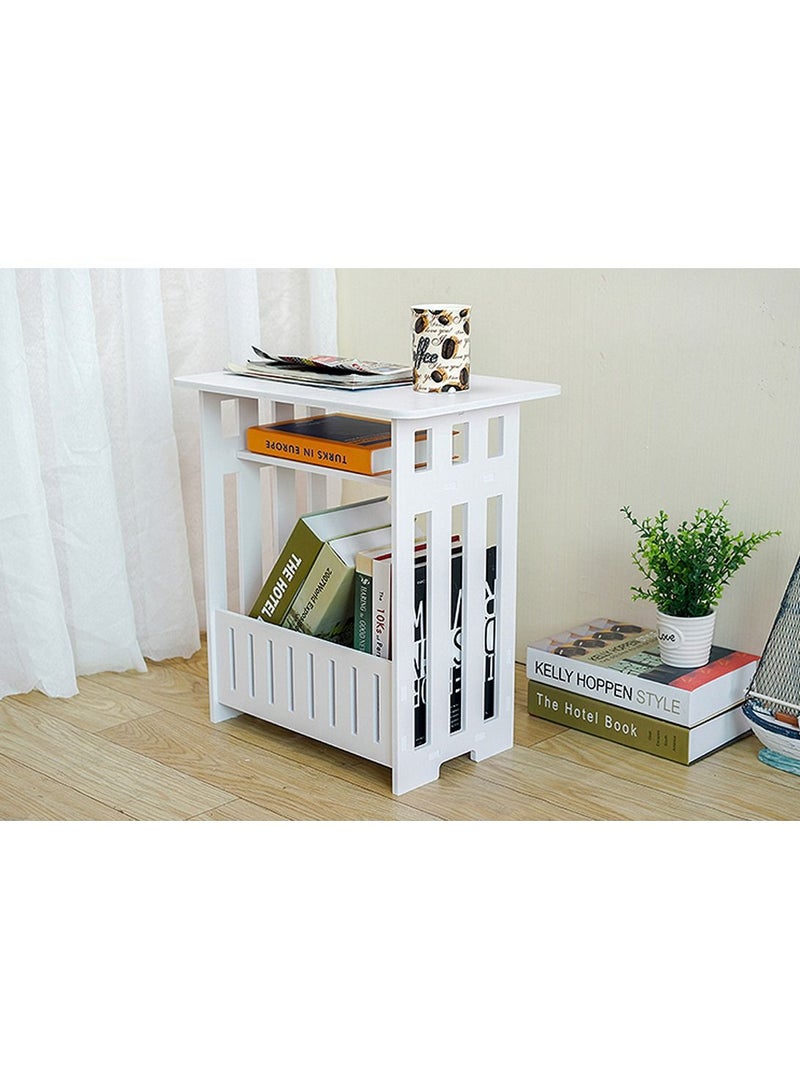 FFD Wooden Side Table Bedside Desk Sofa Side End Table Console Table Lamp Night Stand with Storage Organizer Sink Organizer For Bathroom - Image 2