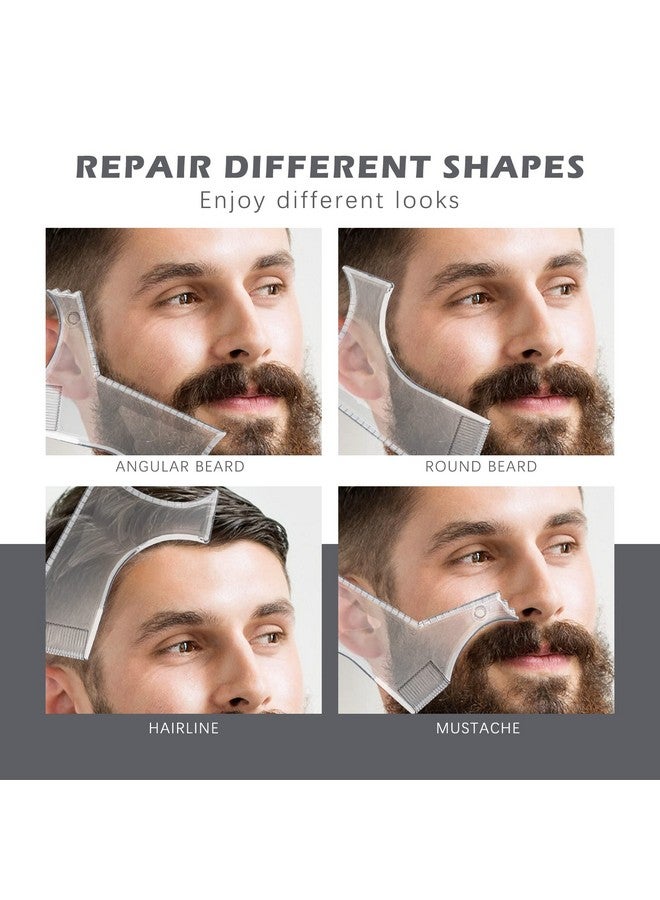 NewBang 8 Pieces White Barber Pencil Set Edge Hairline Razor Trace Pencils Beard Guide Beard Hairline Outliner And Beard Shaping Pencils(6Pcs Barber Pencils With Built In Sharpener Brush And Ruler) - Image 5