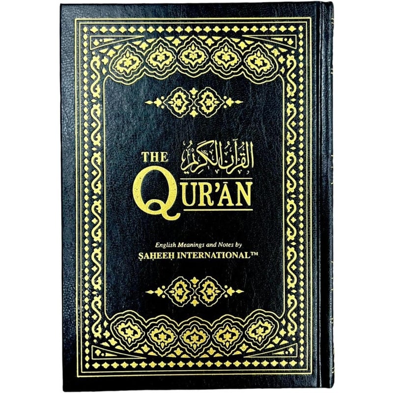 The Holy Qur'an Arabic English Translation 14 x 20 CM Religious Study Hardcover Bilingual Edition For Home Mosque Use - Image 1