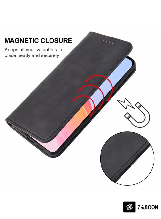 Zaboon حافظة واقية لهاتف vivo Y21e بإغلاق مغناطيسي من الجلد - Image 5