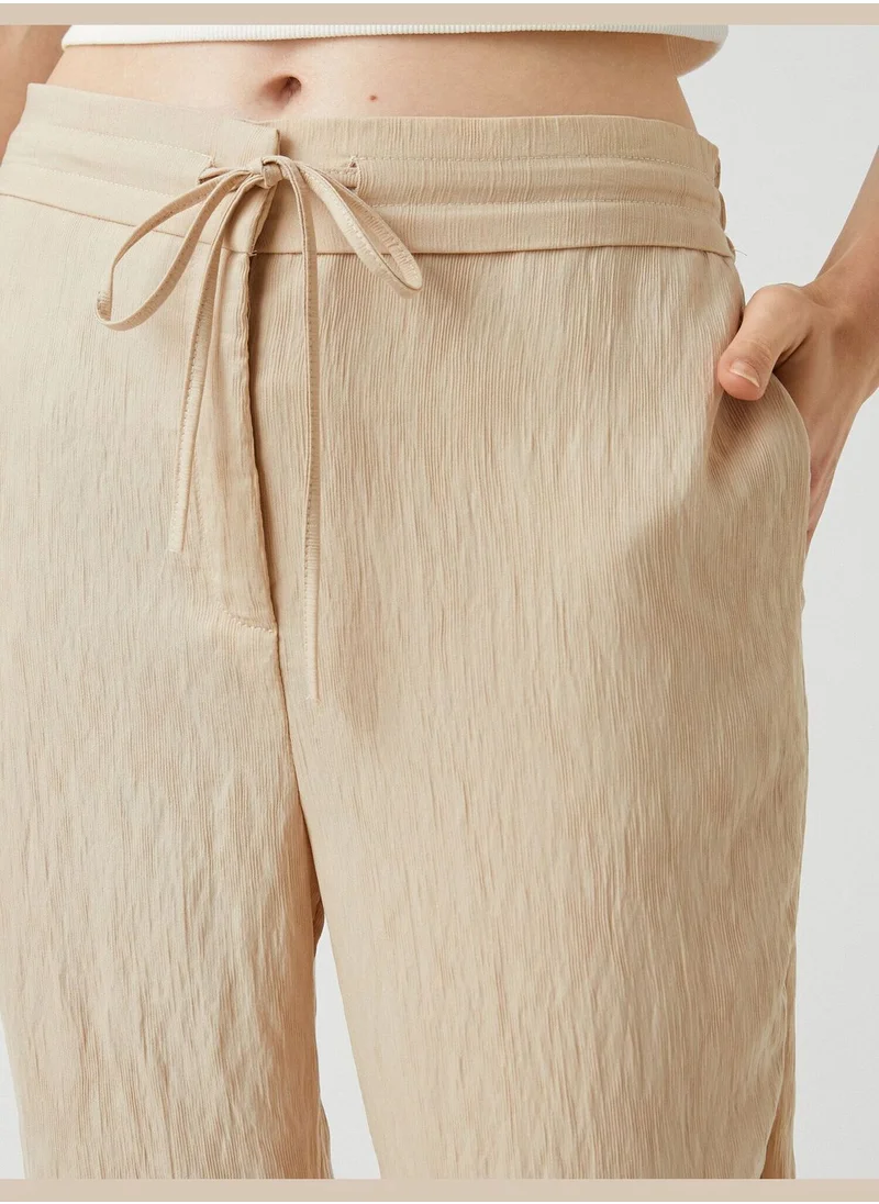 KOTON Relax Fit Trousers Drawstring