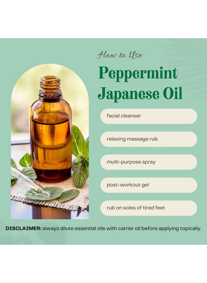 جرين هيلث - زيت النعناع العطري 100% نقي، غير مقطوع، 16 أونصة سائلة - Greenhealth - Image 1