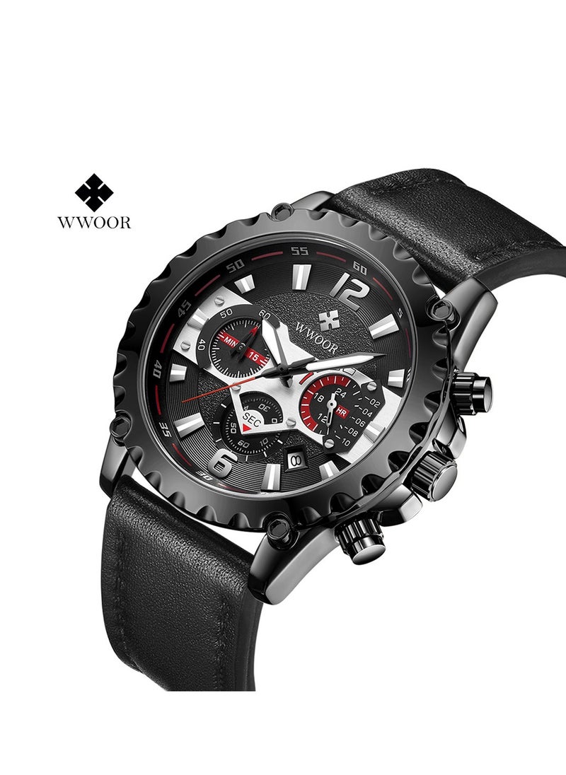 WWOOR Men's Sports Waterproof Watch  - Image 1