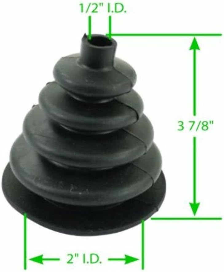 Empi Gear Shift Boot, Black Neoprene, Fits Most Shifters, Compatible with Dune Buggy - Image 3