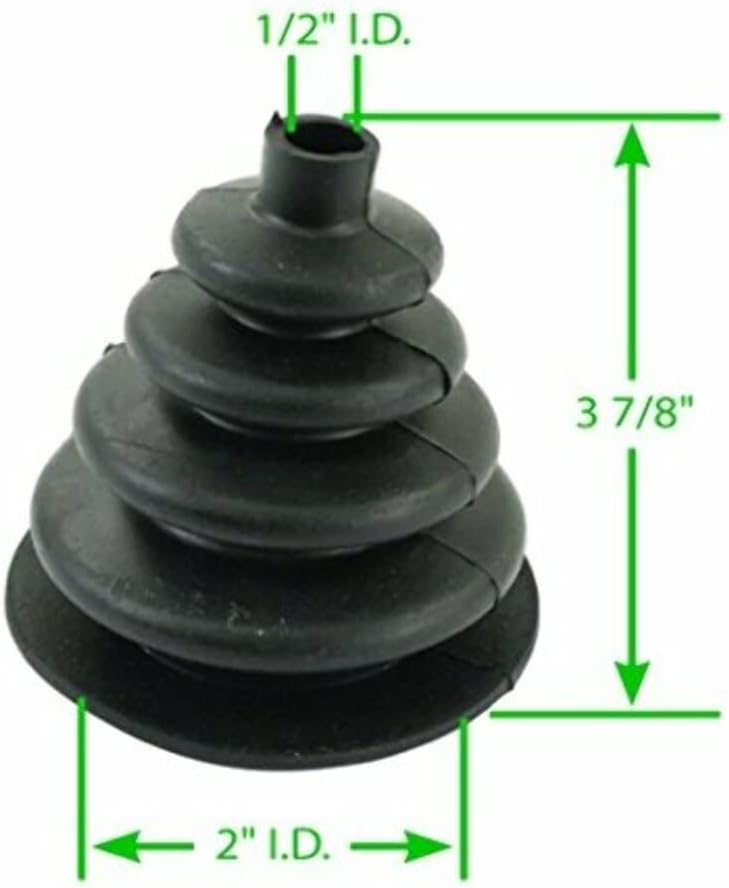 Empi Gear Shift Boot, Black Neoprene, Fits Most Shifters, Compatible with Dune Buggy - Image 2