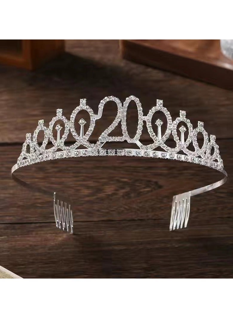 Loquat Crystal Crown Crown Headband