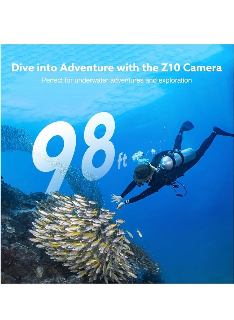 ELTRAZONE 4K Ultra HD Wearable Mini Action Camera – Thumb-Sized Magnetic Sports Cam with 30m Waterproof Case, Built-In Wi-Fi, 360° Rotatable Clip, H.265 Video Compression, 150-Min Battery Life – Hands-Free POV Cam for Biking, Vlogging, Travel, and Underwater Adventure  - Image 5