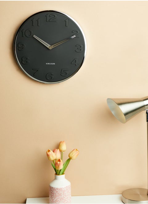 Black Wall Clock