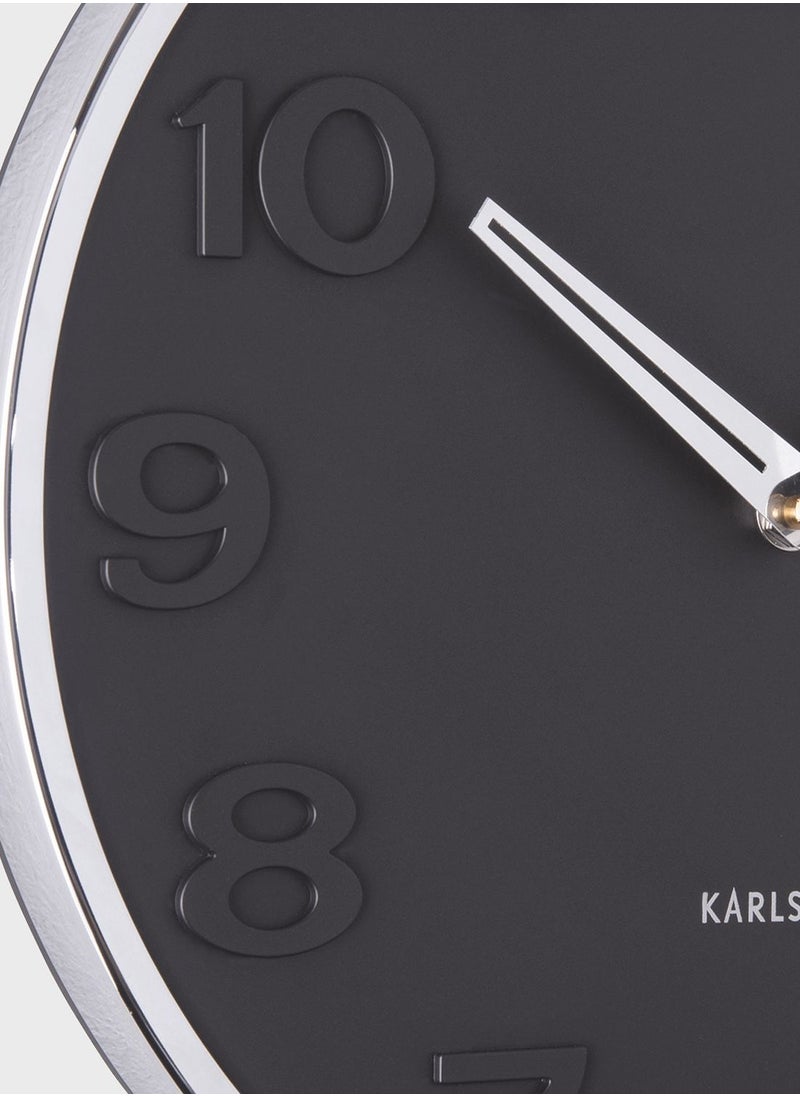 Karlsson - Black Wall Clock - Image 1