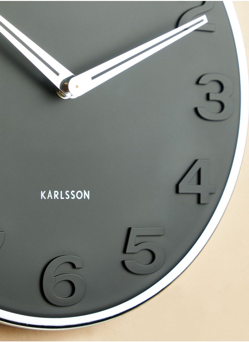 Karlsson - Black Wall Clock - Image 1