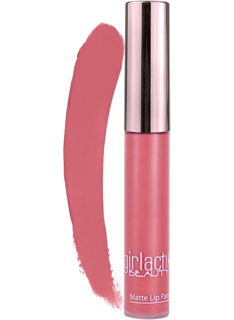 girlactik BEAUTY Girlactik liquid lipstick. stay all day creamy & waterptoof matte lipliquid. moisturizing hydrating, smudge proof, for dry lips -allure - Image 1
