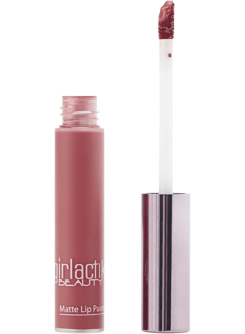 girlactik BEAUTY Girlactik liquid lipstick. stay all day creamy & waterptoof matte lipliquid. moisturizing hydrating, smudge proof, for dry lips -allure - Image 3