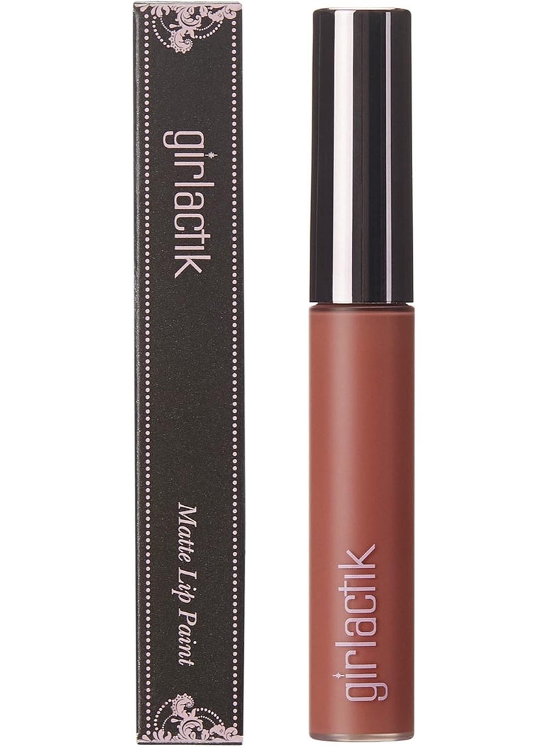 girlactik BEAUTY Girlactik liquid lipstick. stay all day creamy & waterptoof matte lipliquid. moisturizing hydrating, smudge proof, for dry lips -allure - Image 4