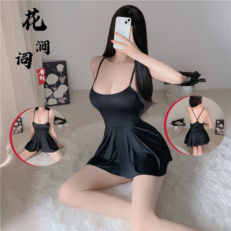 Senye Fairy Lingerie Sweet Sling Nightgown Naughty Cute Little Woman Passionate Backless Temptation System - Image 2