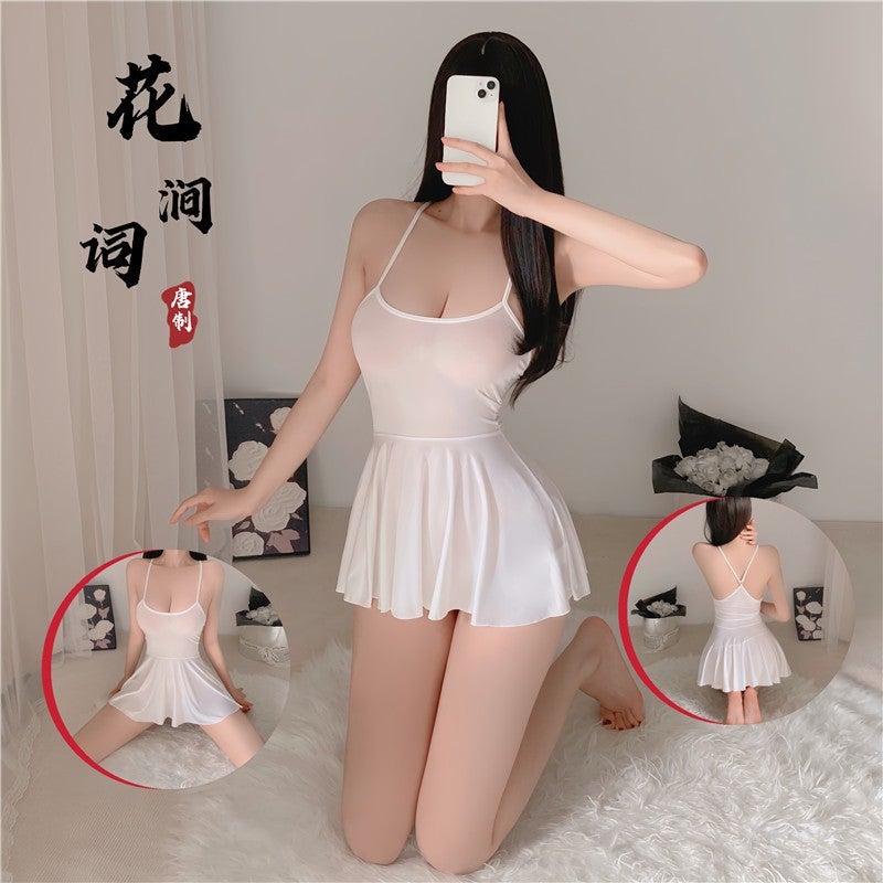 Senye Fairy Lingerie Sweet Sling Nightgown Naughty Cute Little Woman Passionate Backless Temptation System - Image 3