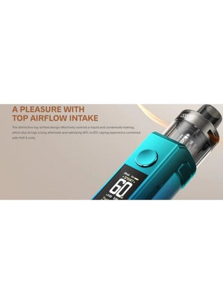 Drag S2 Galaxy Blue Vape Refill Juice Kit Pod System 3 Professional Modes With 5ml Tank Adjustable Top Airflow 60W Gene TT 2.0 2500mAh - view 4