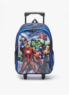 MARVEL Avengers Print 4-Piece Trolley Backpack Set - 41x31x13 cm  - Image 2