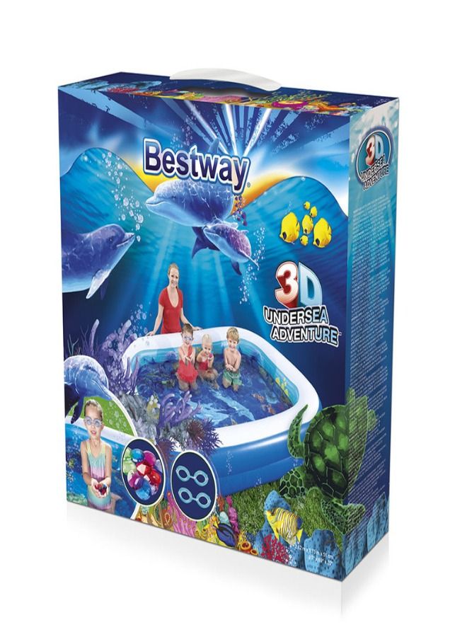 Bestway 3D Undersea Adventure Pool 262Cm X 175Cm X 51Cm 26-54177 - Image 2