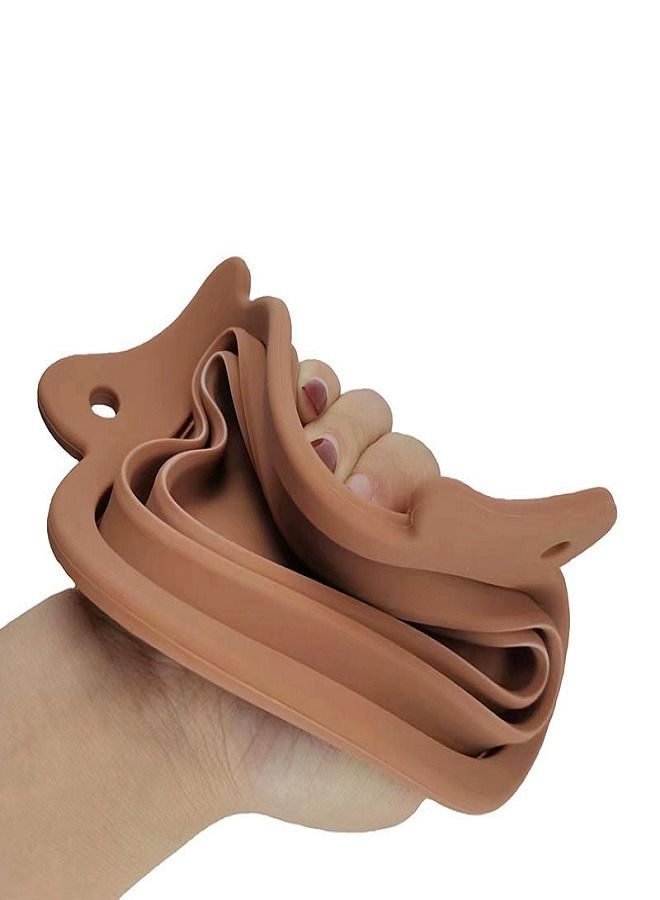 اوعية طعام للكلاب قابلة للطي للسفر، وعاء ماء محمول للكلاب والقطط والحيوانات الاليفة قابل للطي للسفر والتخييم والمشي - Image 4