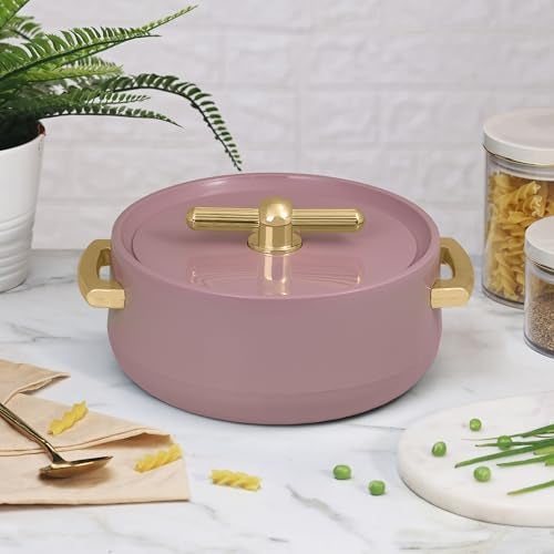 SELVEL Elegance Casserole | Advanced PU Insulation | Elegant Design Hot Pot | Hot Case Keeps Food Hot & Fresh for Hours | Serve Chapati, roti, Biryani and More (Royal Purple, 1200) - Image 3