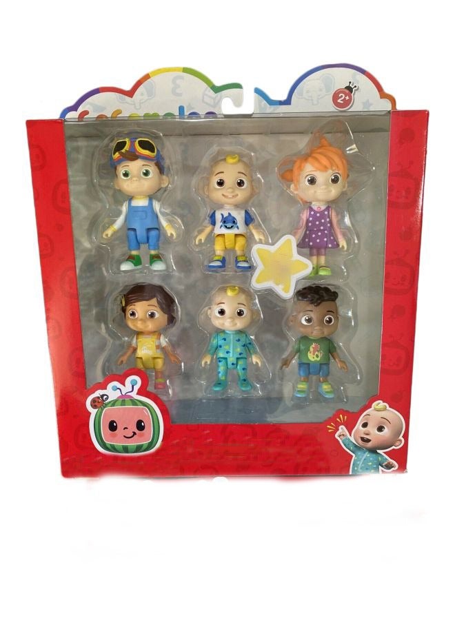 Pack Of 6 Family And Friends Action Figures