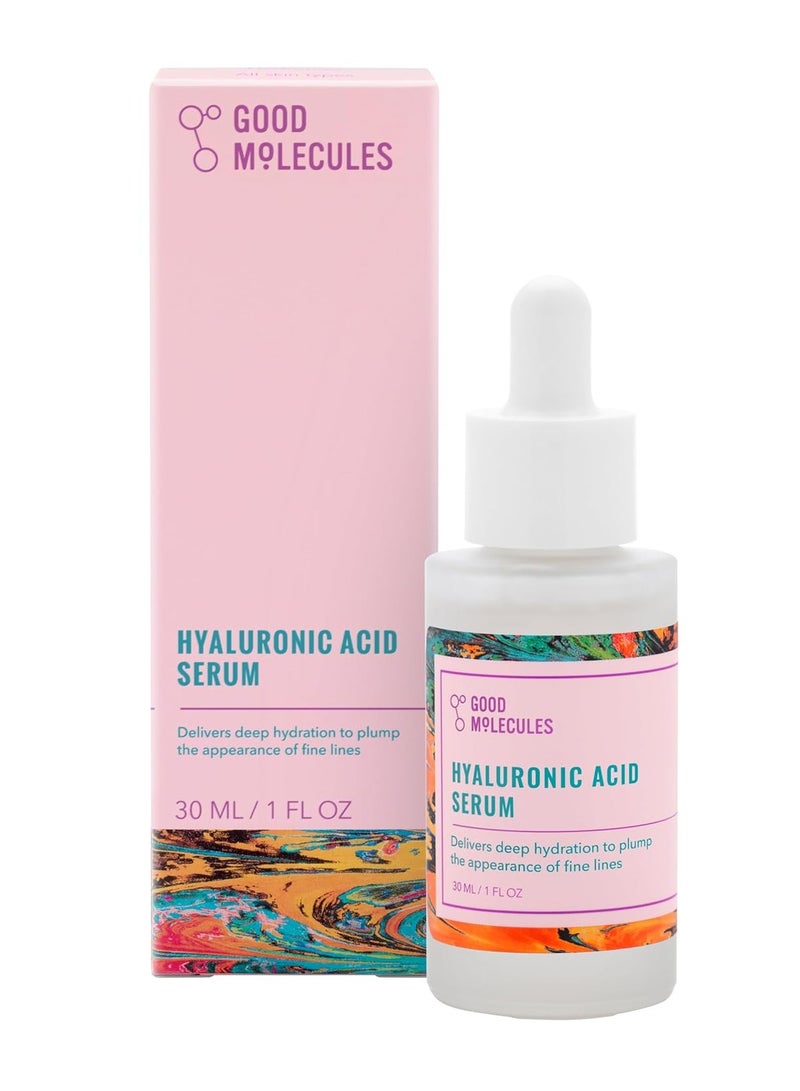 حمض الهيالورونيك الجوهر - للبشرة الجافة ترطيب ، ترطيب ، شد - 1 ٪ ها ، ومكافحة الشيخوخة الوجه المياه القائمة على منتجات العناية بالبشرة ، 30 مل - Image 1