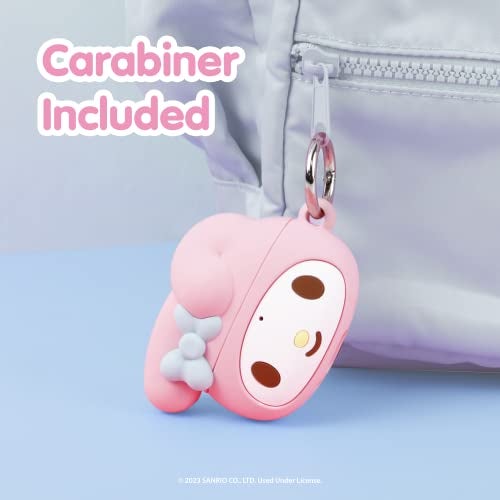 iFace Hello Kitty and Friends Cute Case [ Compatible with AirPods Pro 2 ] - Kawaii Silicone Protective Cover [Carabiner Clip Included] [Wireless Charging Compatible] – My Melody - Image 4