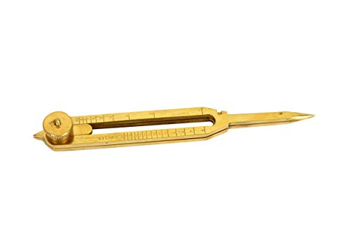 Aasiya Nautical Brass Proportional Scale Divider Drawing Tool Professional 6” Long Full Brass - Image 3