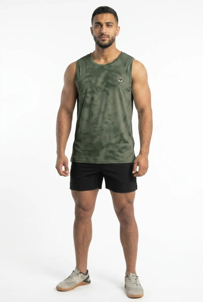 Moveletix Green Men's Training Tank Top Green for Men | Best Price UAE