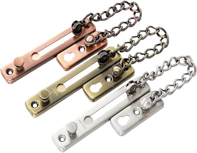 Stainless Steel Anti Theft Door Latch Security Lock Silver Color - Image 3