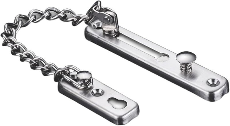 Stainless Steel Anti Theft Door Latch Security Lock Silver Color - Image 2