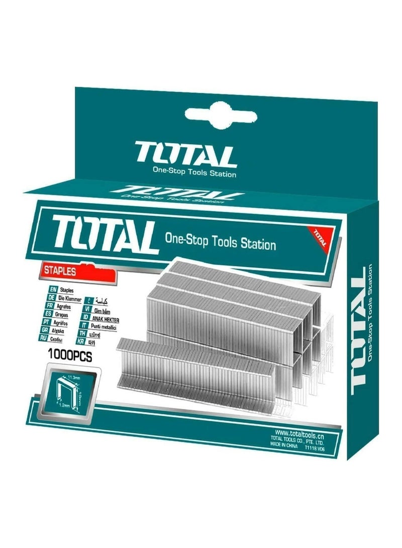 TOTAL Staples Pins 8 MM 1000 Pcs - Image 1
