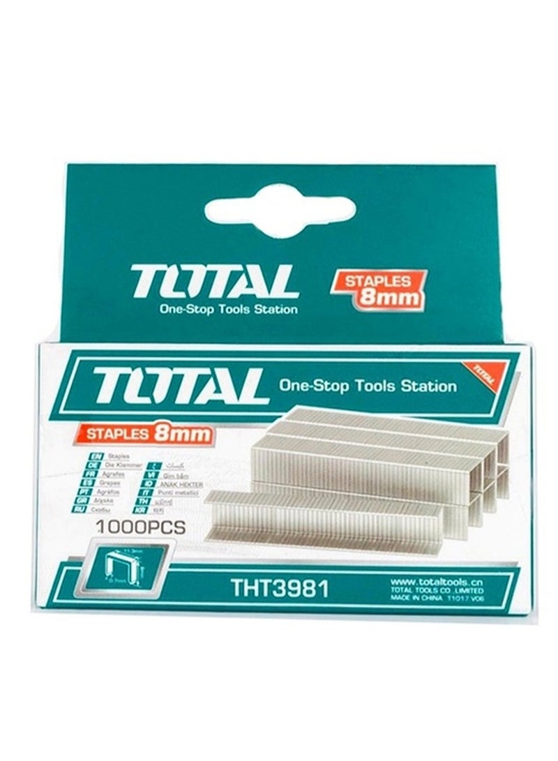 TOTAL Staples Pins 8 MM 1000 Pcs - Image 4
