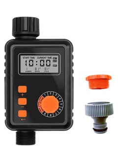 NIBEMINENT Electronic Automatic Irrigation Timer With Large LCD Screen Black  - Image 1