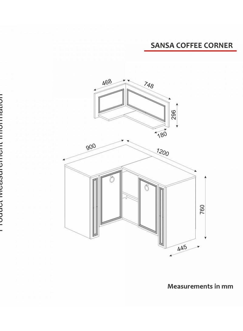 سحابة Sansa ركن القهوة موديل - Image 3
