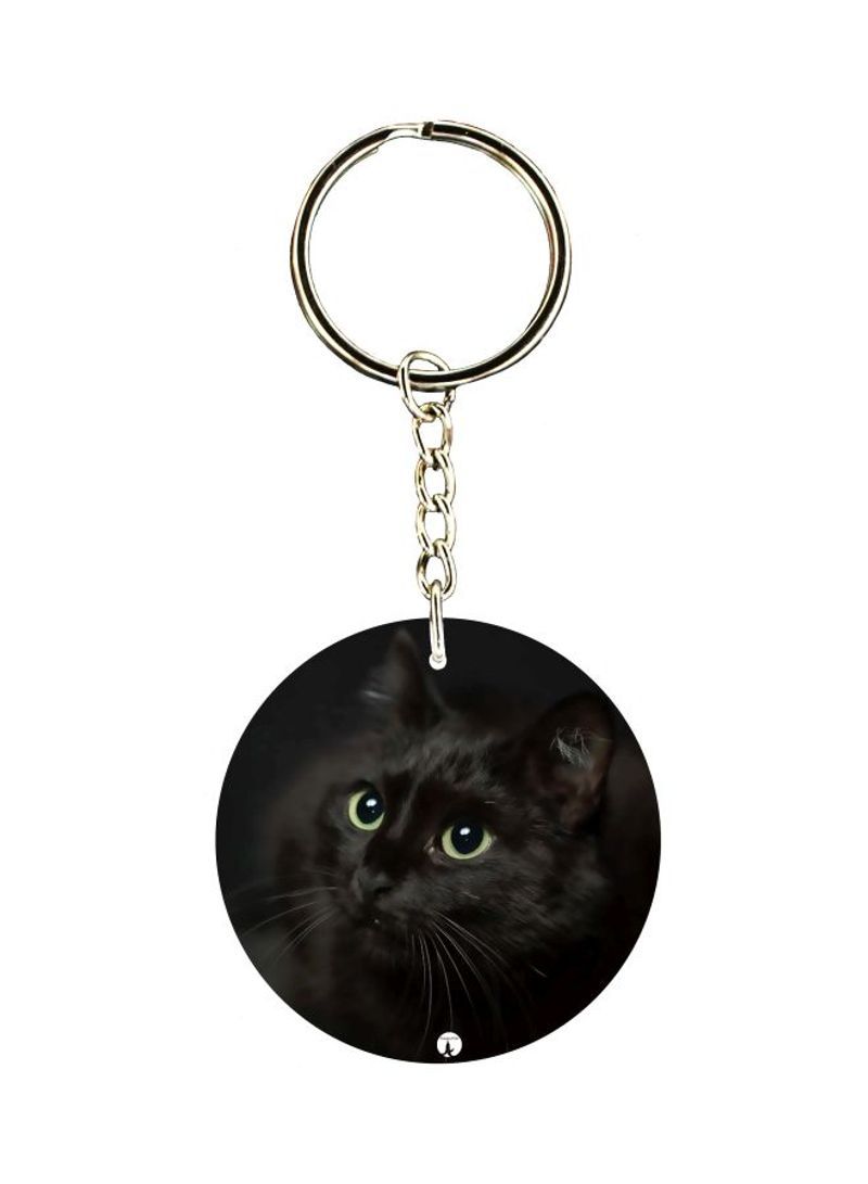 RKN Cat Printed Keychain