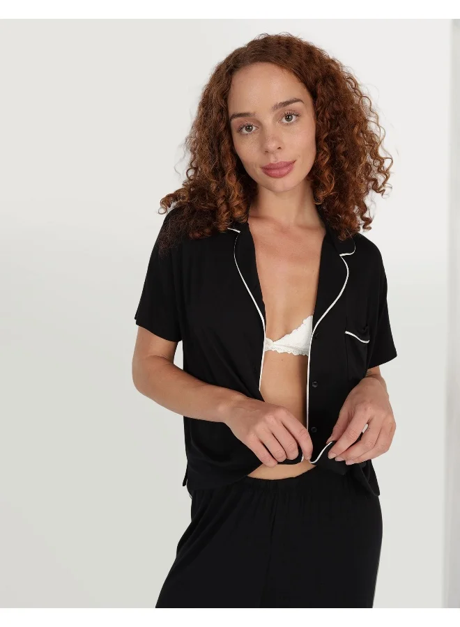 Aerie Aerie Real Soft® Short Sleeve Pajama Shirt