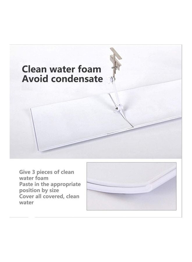 Loquat Anti Direct Blowing Retractable Air Conditioning Deflector T70 White - Image 5