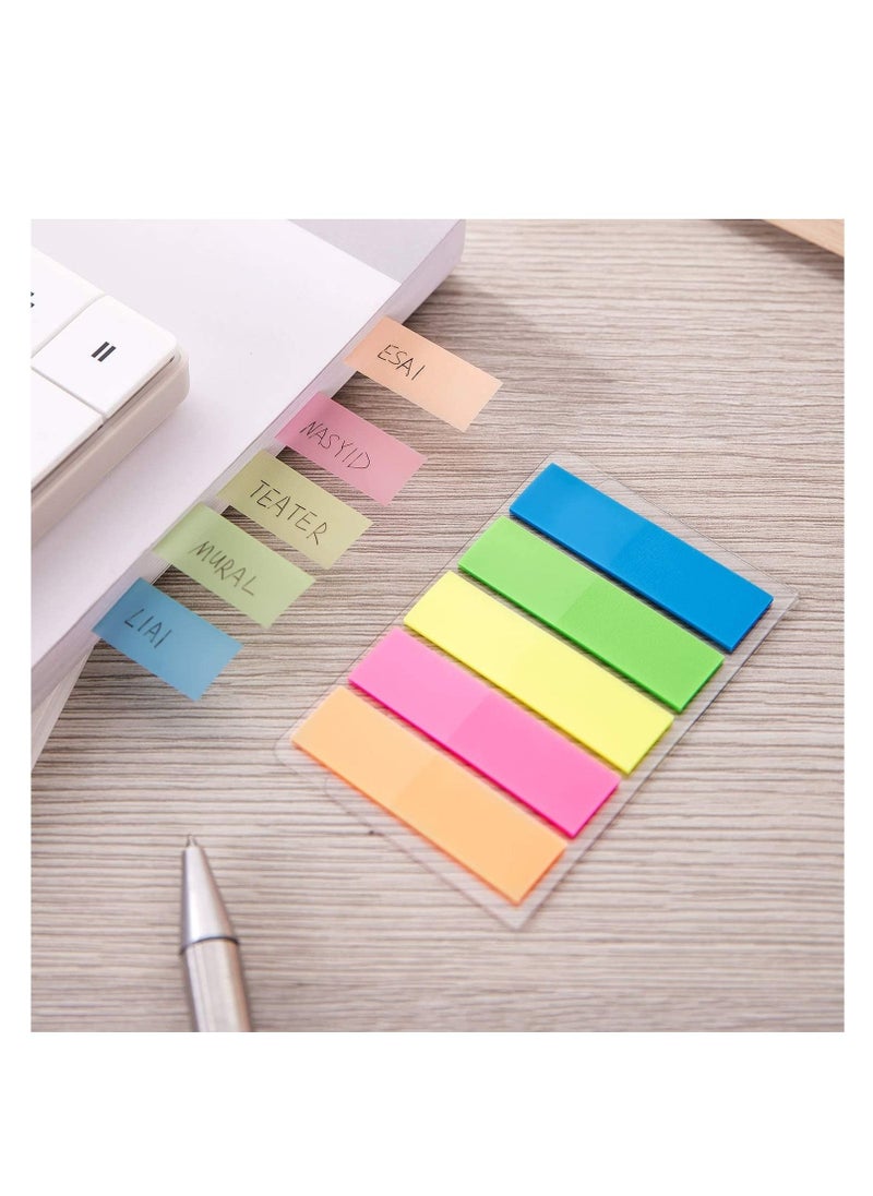 Deli 2-Pack Index Tab 44x12mm Size Multicolour  - Image 3
