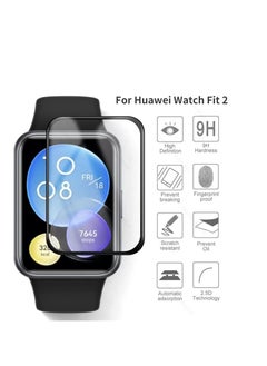 Watch Soft Fiber Curved Protective Film for Huawei Watch Fit 2 - Fit2 Smartwatch Full Screen Protector Cover Accessories  - Image 2