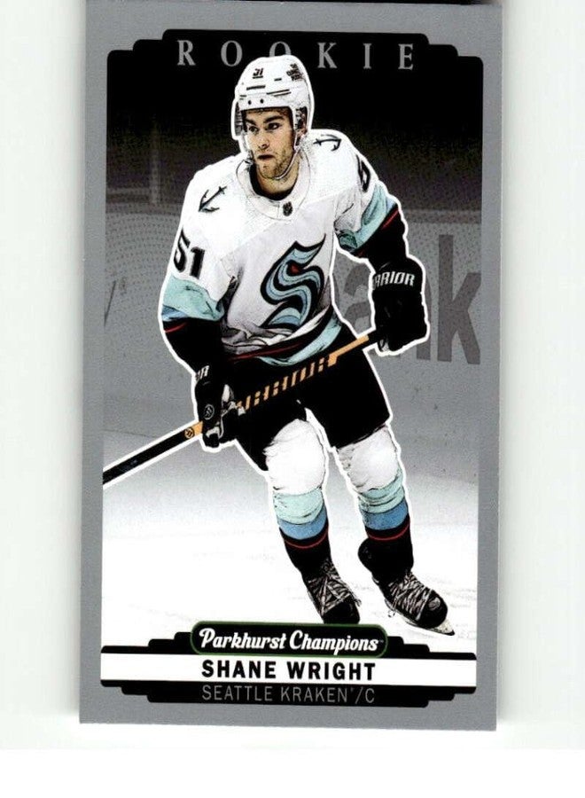 Upper Deck 2022-23 Parkhurst Champions Silver #306 Shane Wright RC Rookie Seattle Kraken NHL Hockey Trading Card - Image 1