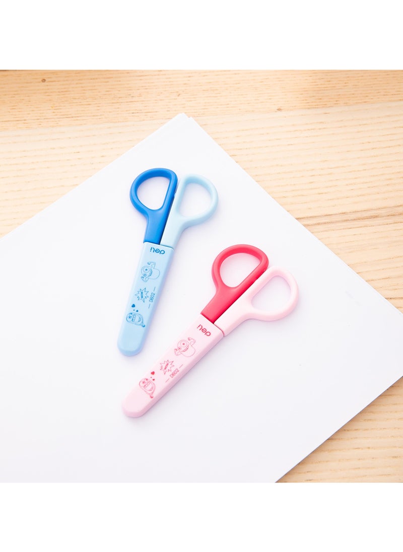 Deli Deli ED60200 School Scissors Assorted Colours – 120mm – ideal for children's craft and school use  - Image 3