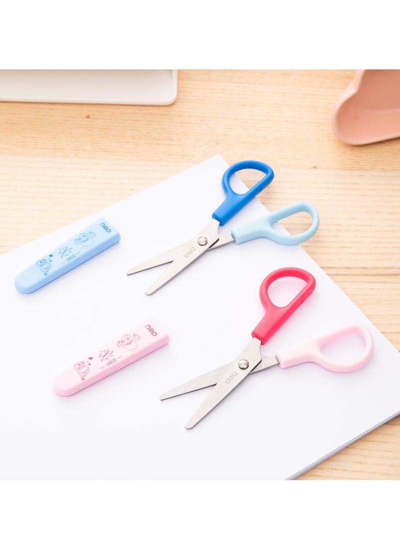 Deli Deli ED60200 School Scissors Assorted Colours – 120mm – ideal for children's craft and school use  - Image 2