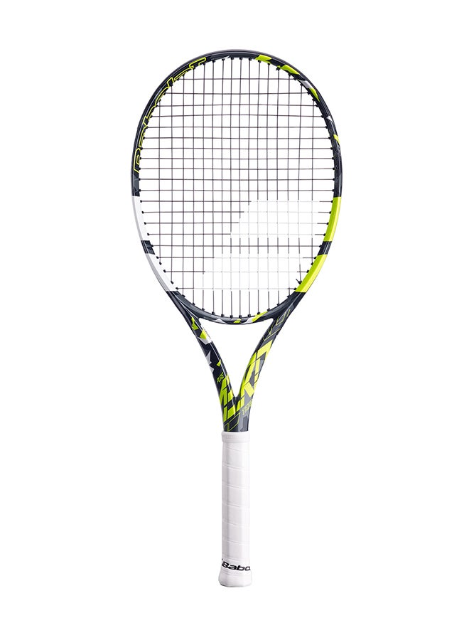 Babolat Tennis Rackets Pure Aero Team 102488-370 Grey Yellow White Grip 2 – Lightweight High Performance Tennis Racquet for Spin, Power & Control – Professional & Amateur Players, Training, Home Gym, Fitness